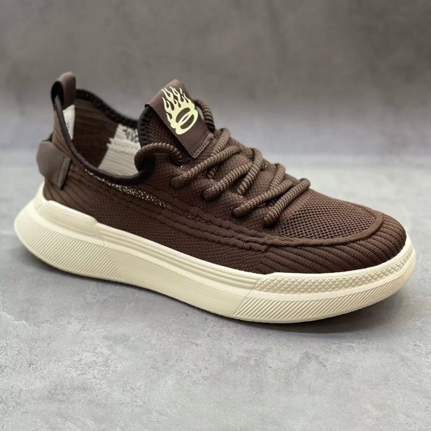 Unisex prozračne casual tenisice s gornjim dijelom od tkanine i umjetne kože, ultralako, đon od gume 3-5 cm, vezanje šnure, nizak profil
