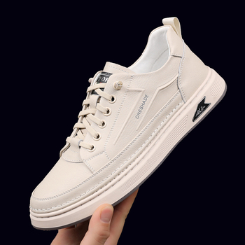 Fűző nélküli sport- és üzleti casual tornacipő, kerek orr, Super Fiber felsőrész, gumírozott talp