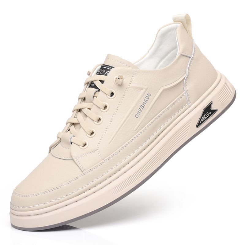 Fűző nélküli sport- és üzleti casual tornacipő, kerek orr, Super Fiber felsőrész, gumírozott talp