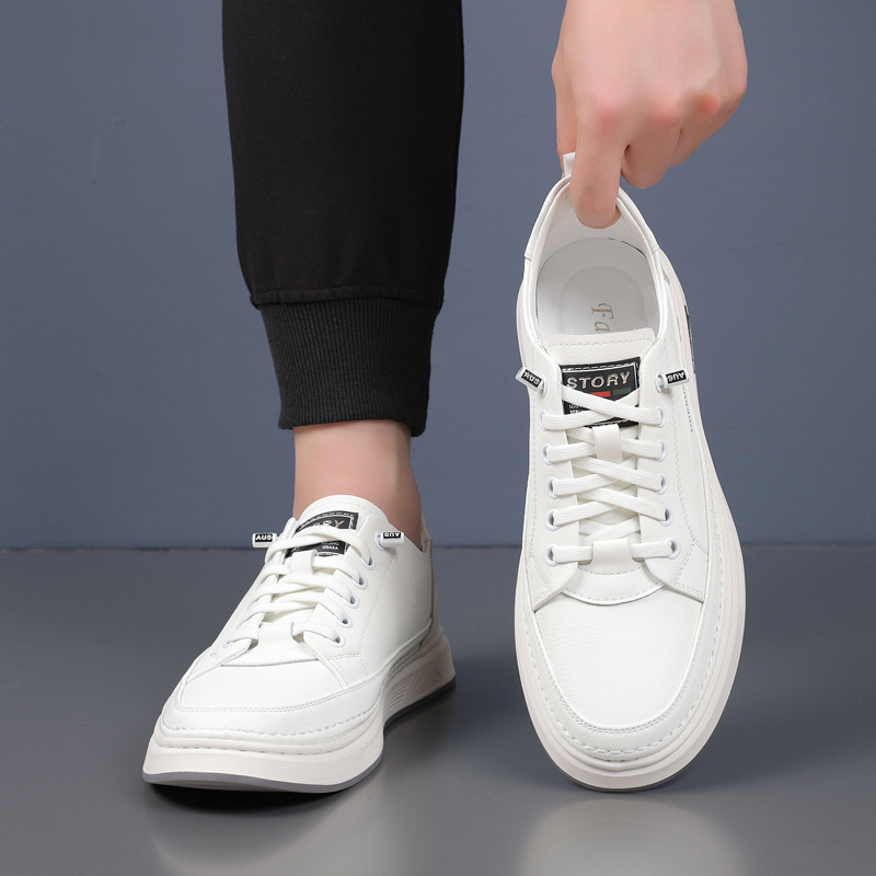 Pánske tenisky – športovo‑business casual štýl, okrúhla špička, vrchný materiál: super vlákno, gumová podrážka, nízky podpätok 1–3 cm