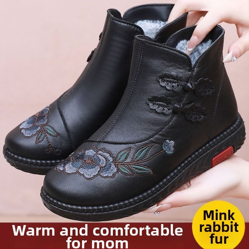Zimske ženske pamučne tenisice, s visokim gornjim dijelom, elastični slip-on, sintetička koža gornji dio, gumeni potplat