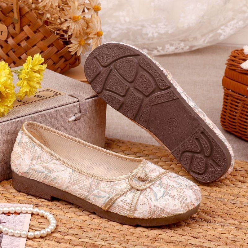 Pantofi dama din plasă respirabilă, vârf ascuțit, talpă TPR, toc plat, slip-on