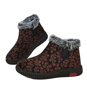 Unisex zimske pamučne cipele s flis podstavom, tople i protuklizne, PU Goodyear potplat, niska potpetica 1–3 cm