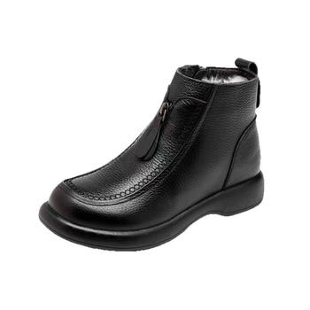 Ženske cipele od PU sa bočnim zatvaračem, niski gornji dio, pamučna podstava, gumeni đon