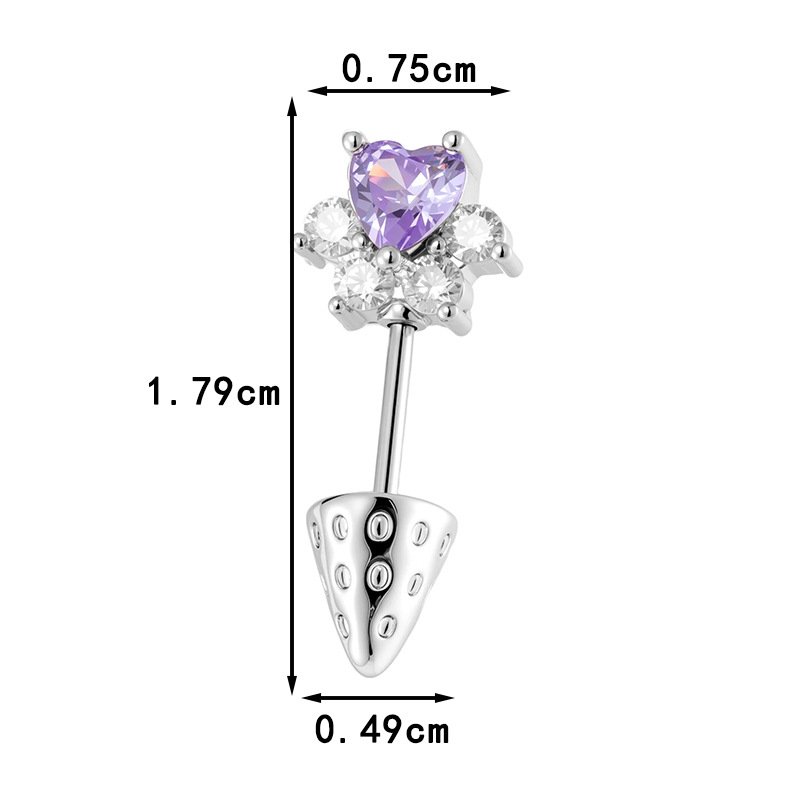 Hensen ausu kaula nagla — kaķa ķepas forma, koniskais dizains, metāls, elektroplatinga pārklājums