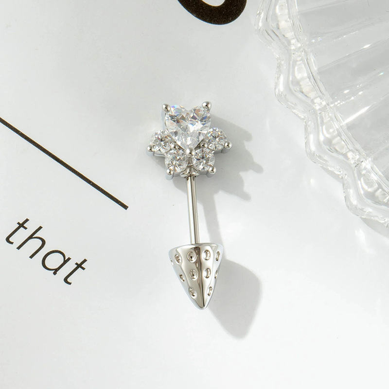 Hensen ausu kaula nagla — kaķa ķepas forma, koniskais dizains, metāls, elektroplatinga pārklājums