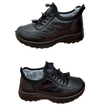 Γυναικεία χειμωνιάτικα βαμβακερά παπούτσια, με επένδυση από τεχνητή γούνα, χαμηλό τακούνι, μαλακή σόλα, ανθεκτικά στη φθορά