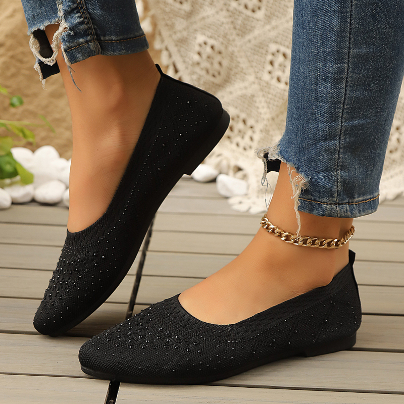 Női kismama slip-on cipő, légáteresztő hálós felsőrész, gumírozott talp, EVA talpbetét, kerek orr, Spring 2025 kiadás