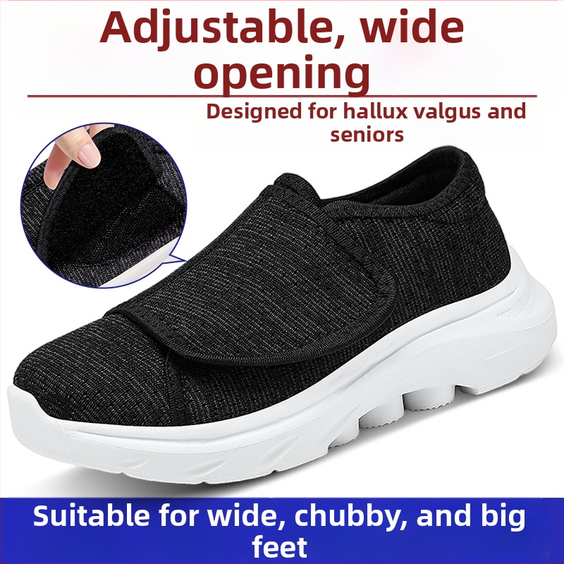 Ženske cipele s Velcro kopčanjem, prozračan gornji dio, lagana EVA potplat, ulošak s ćelijastim uzorkom, niski potpetice (1–3 cm)