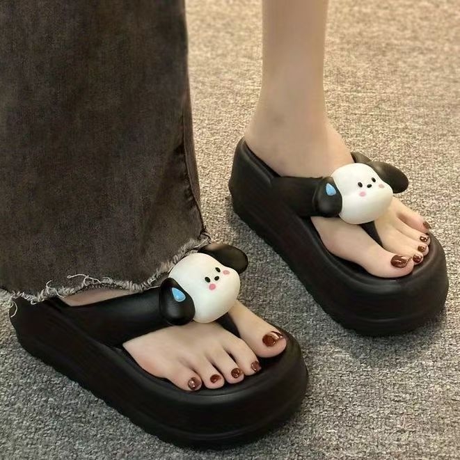 Ženske EVA japanke s platformom od 4 cm, protuklizne, oblik prsta: Herringbone, casual stil, kod proizvoda 2310