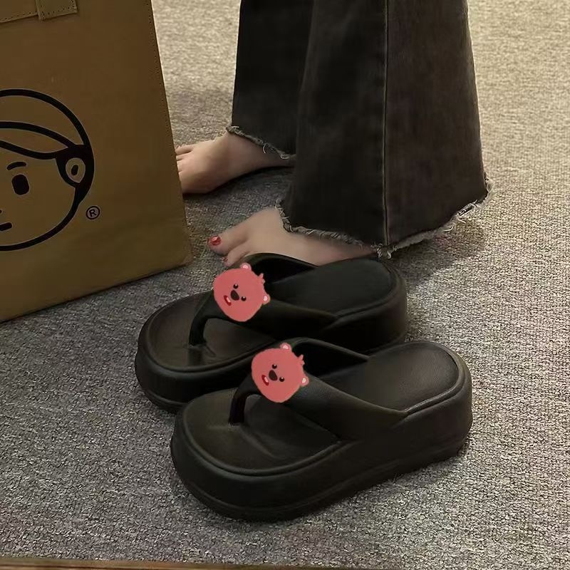 Ženske EVA japanke s platformom od 4 cm, protuklizne, oblik prsta: Herringbone, casual stil, kod proizvoda 2310