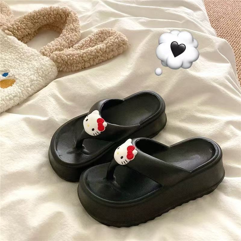 Ženske EVA japanke s platformom od 4 cm, protuklizne, oblik prsta: Herringbone, casual stil, kod proizvoda 2310