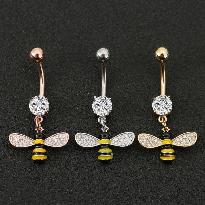 Bakreni pupčani prsten, unisex, dizajn životinja/zodijak, elektroplatiranje