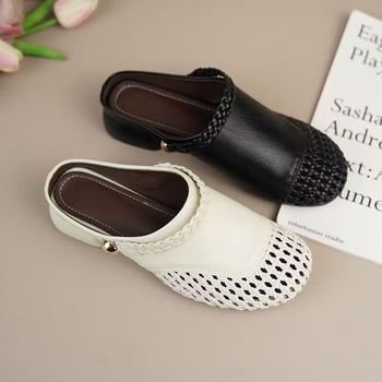 Ženske zatvorene papuče za plažu, plišasti gornji dio, gumena potplata, debljina potplata 0–3 cm, potplata injekcijski oblikovana, slip-on