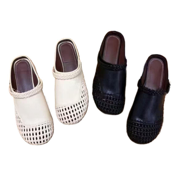 Ženske zatvorene papuče za plažu, plišasti gornji dio, gumena potplata, debljina potplata 0–3 cm, potplata injekcijski oblikovana, slip-on