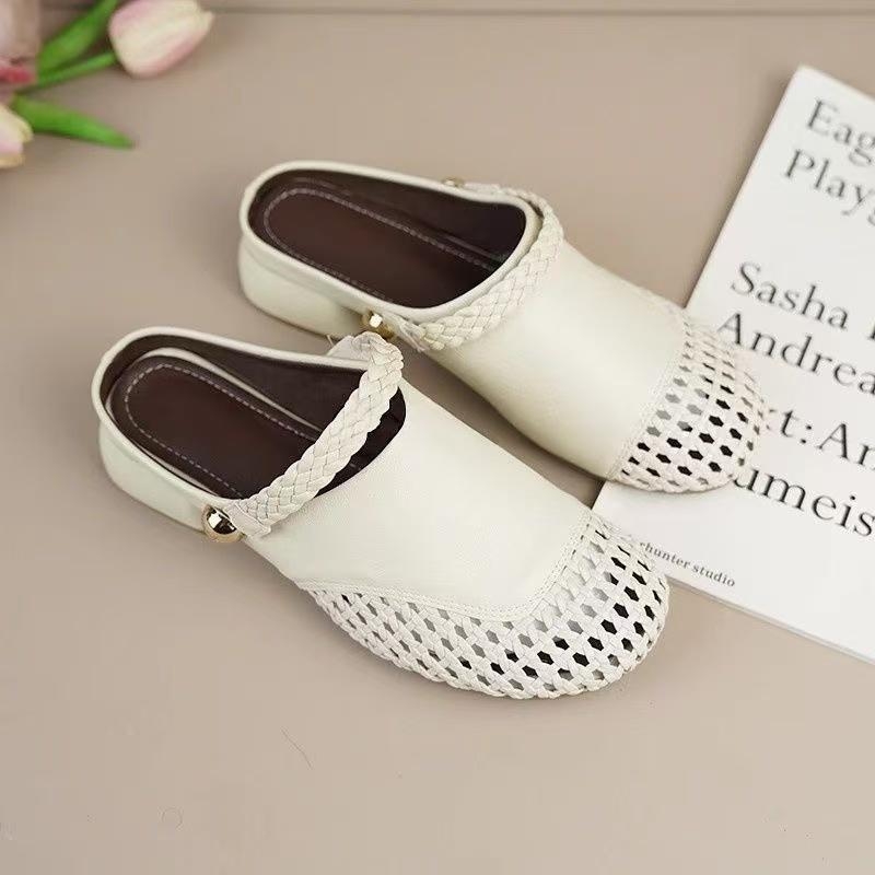 Ženske zatvorene papuče za plažu, plišasti gornji dio, gumena potplata, debljina potplata 0–3 cm, potplata injekcijski oblikovana, slip-on
