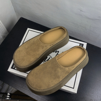 Дамски платформи сандали без гръб, PU горна част, TPU подметка, височина на платформата 3–5 см, ежедневна употреба