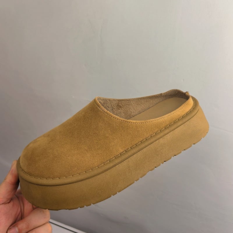 Дамски платформи сандали без гръб, PU горна част, TPU подметка, височина на платформата 3–5 см, ежедневна употреба