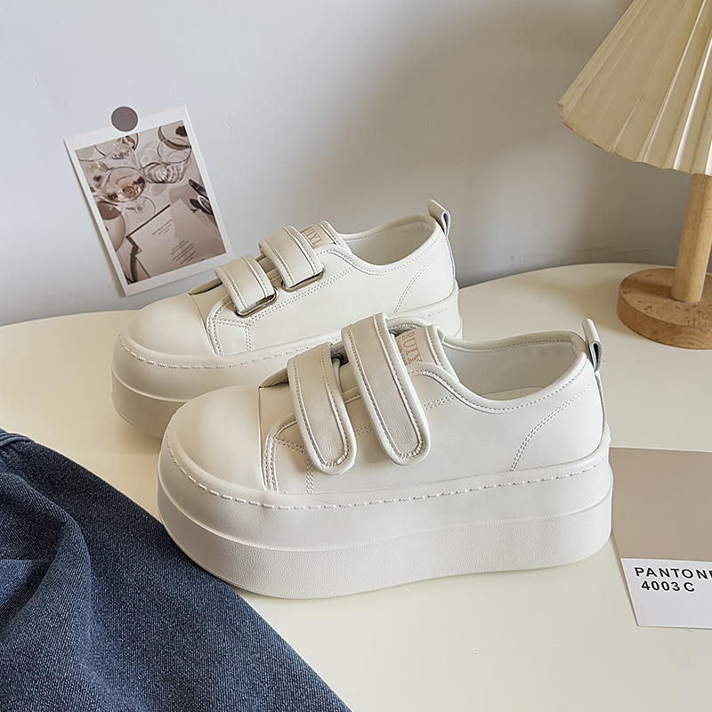 Platnene slip-on tenisice s vulkaniziranom gumom, gornji dio visok 3–7 cm, pamukova podstava, korejski stil.
