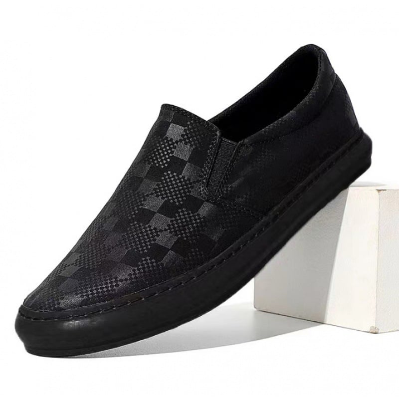 Kanvas Slip-On Tenisice, Unisex, Vulkanizirana Gumena Potplat, Latex Uložak, Okrugli Vrh