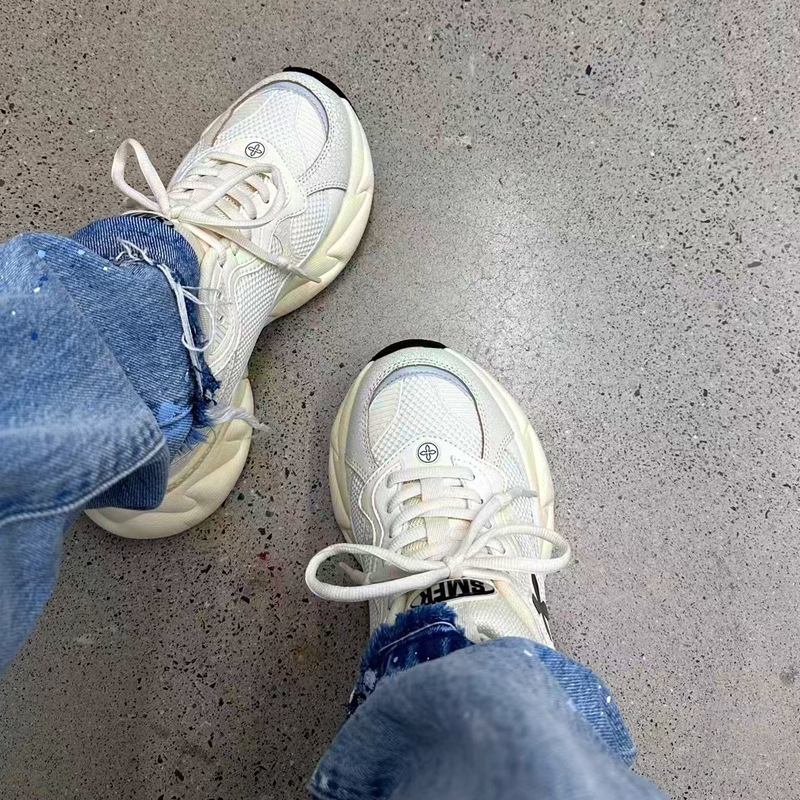SMFK unisex retro tenisice, prozračni platneni gornji dio, okrugla špička, unutarnji materijal: super vlakno, povećanje visine, protuklizna potplat