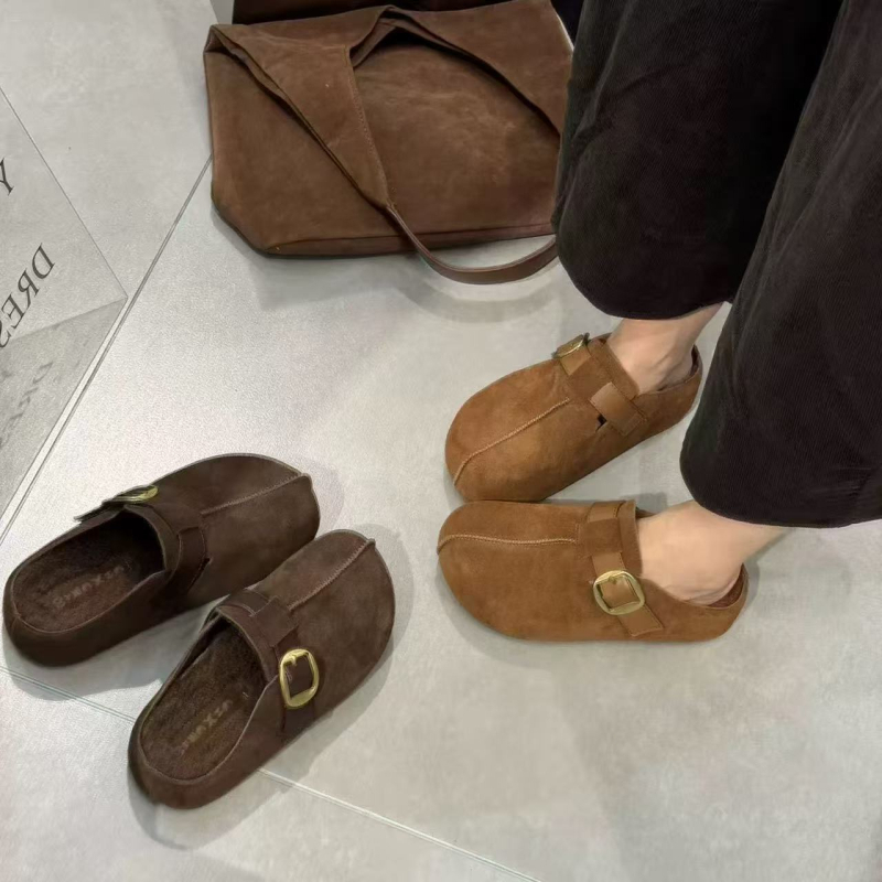Ženske Bocken cipele: okrugli nos, koža visoke kvalitete, pliš podstava, slip-on, nizak obuvni artikal