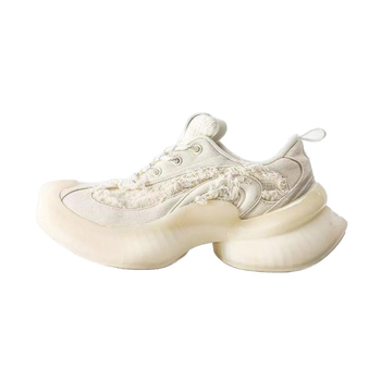 Unisex mokasine s gornjim dijelom od split kože, gumeni potplat, srednji potpetica 3–5 cm, vezanje sprijeda, casual stil