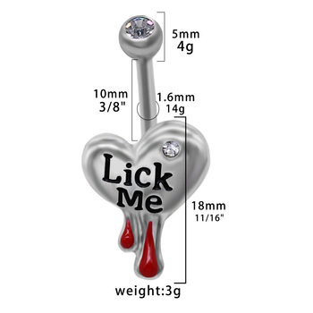 Geometrijski pupkov prsten od cinkove legure, unisex, alternativni stil, mogućnost prilagodbe obrade