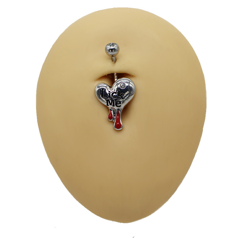 Geometrijski pupkov prsten od cinkove legure, unisex, alternativni stil, mogućnost prilagodbe obrade