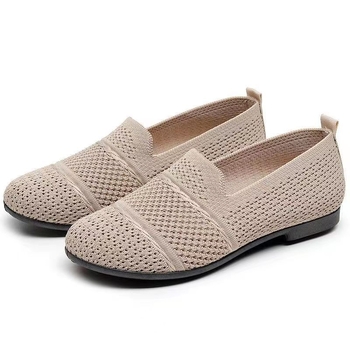 Ženske slip-on tenisice s mrežastim gornjim dijelom i gumom na potplati — prozračne, lagane, protuklizne