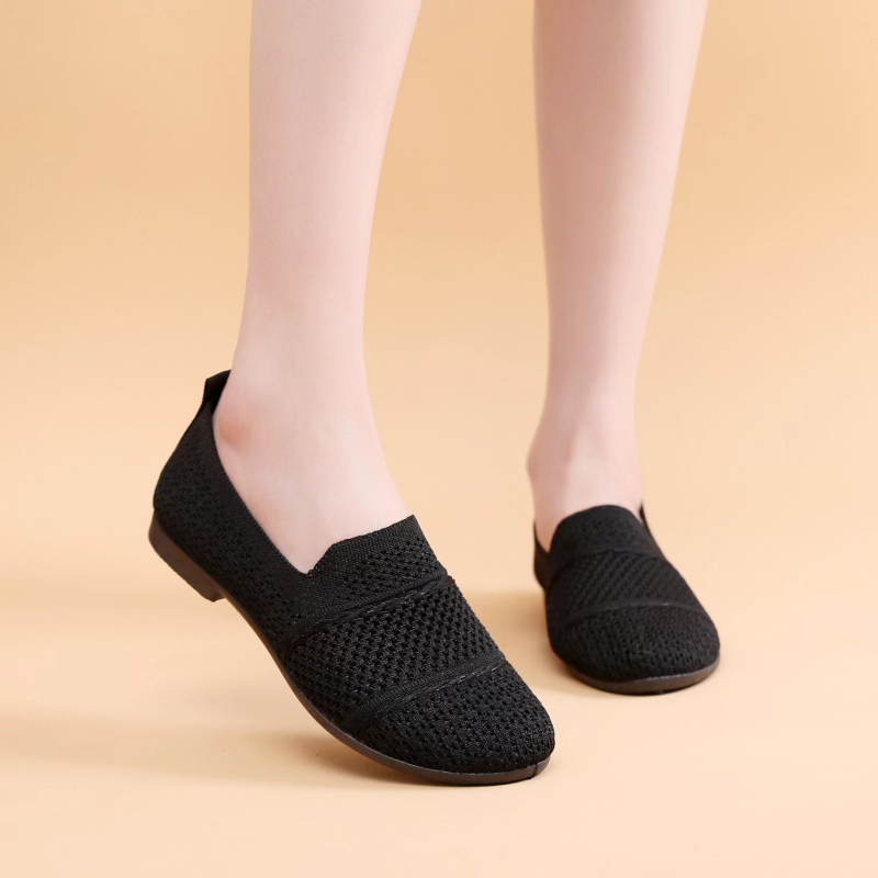 Ženske slip-on tenisice s mrežastim gornjim dijelom i gumom na potplati — prozračne, lagane, protuklizne