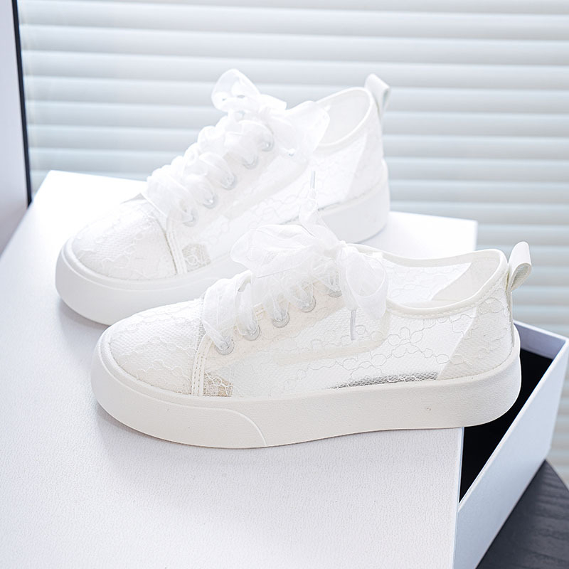 Moterys tinkliniai sportbačiai su nėrinių viršumi, įpurškto formos plastikinė padas, kvėpuojantys, žemas viršus, raišteliai