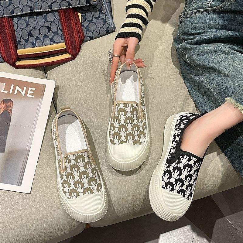 Platnene slip-on tenisice, minimalistički dizajn (Gornji dio: platna; Uložak EVA; Potplat: guma)