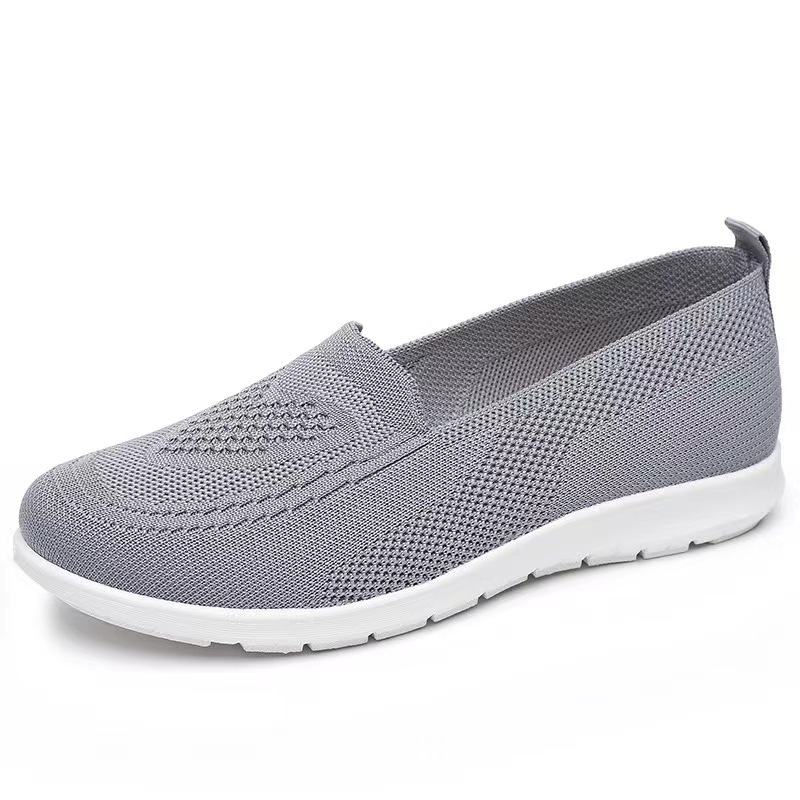 Ženske prozračne mrežaste slip-on tenisice, lagane za svakodnevno nošenje, okrugli vrh, plastični đon