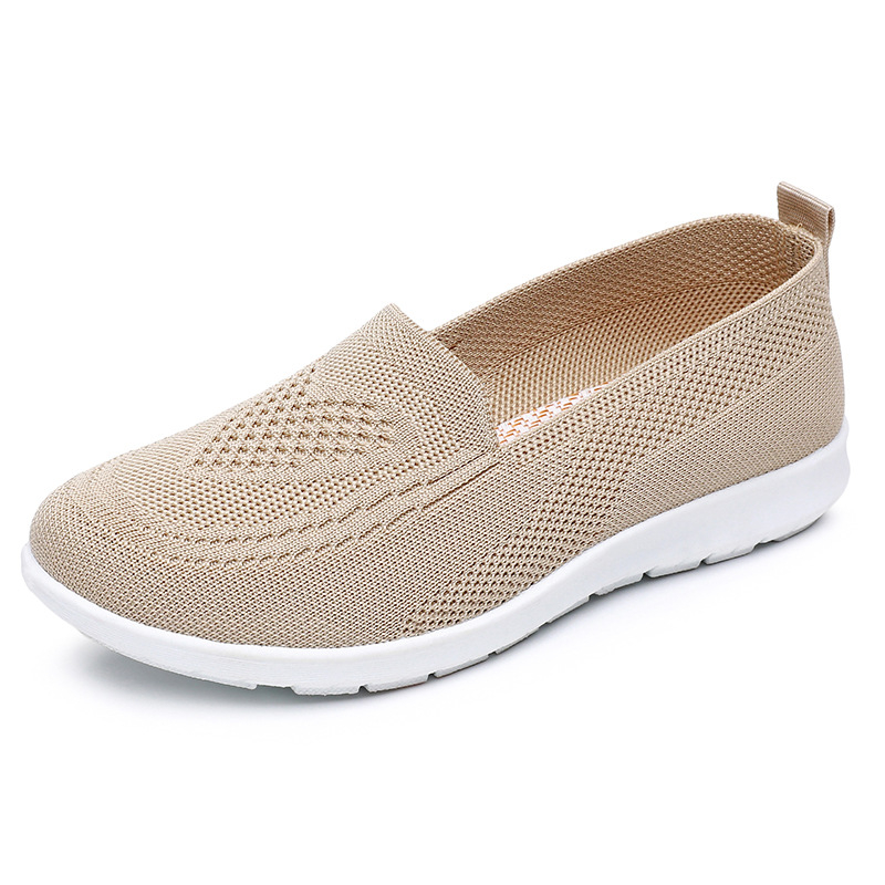 Ženske prozračne mrežaste slip-on tenisice, lagane za svakodnevno nošenje, okrugli vrh, plastični đon