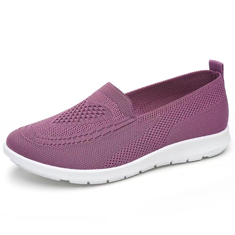 Ženske prozračne mrežaste slip-on tenisice, lagane za svakodnevno nošenje, okrugli vrh, plastični đon