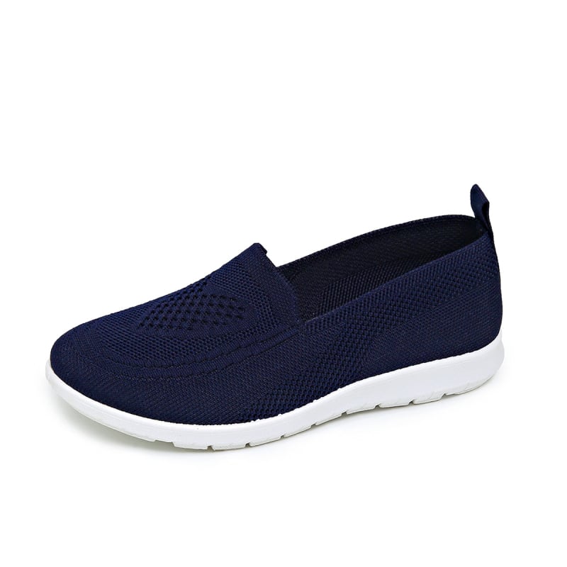 Ženske prozračne mrežaste slip-on tenisice, lagane za svakodnevno nošenje, okrugli vrh, plastični đon