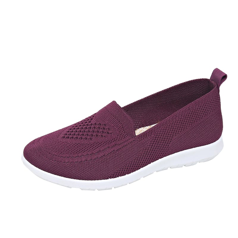 Ženske prozračne mrežaste slip-on tenisice, lagane za svakodnevno nošenje, okrugli vrh, plastični đon
