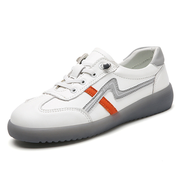 Női slip-on kényelmes cipő, koreai stílus, kerek orr, két réteg marhabőr felsőrész, gumi talp, alacsony boka