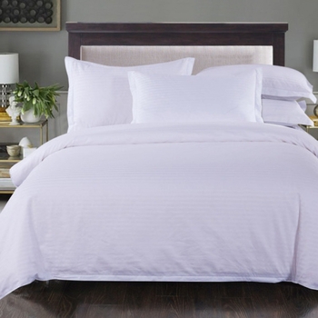 Покривка за завивка с ивици, Twill плат, тай дай принт, полиестер, хотелски стил