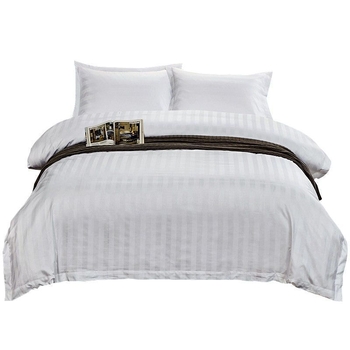 Покривка за завивка с ивици, Twill плат, тай дай принт, полиестер, хотелски стил