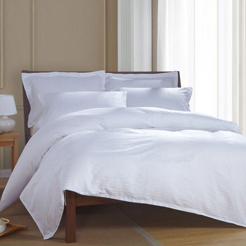 Покривка за завивка с ивици, Twill плат, тай дай принт, полиестер, хотелски стил