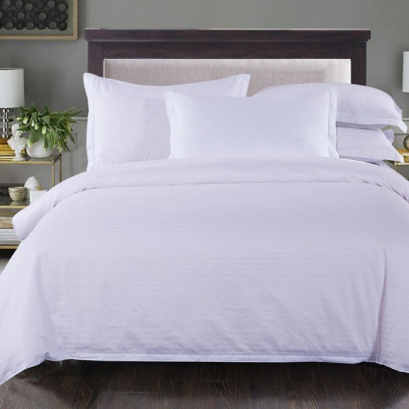 Покривка за завивка с ивици, Twill плат, тай дай принт, полиестер, хотелски стил