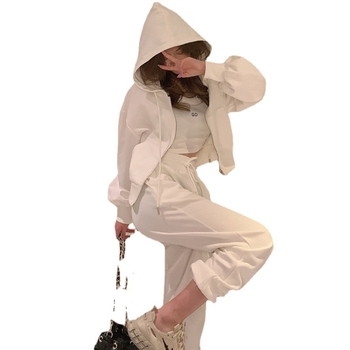 Naiste igapäevane püksikomplekt – tähtedega/numbritega/tekstiga muster, polüester, jaapani-korea vabaaja stiil, pikkade varrukatega