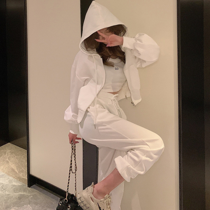 Naiste igapäevane püksikomplekt – tähtedega/numbritega/tekstiga muster, polüester, jaapani-korea vabaaja stiil, pikkade varrukatega