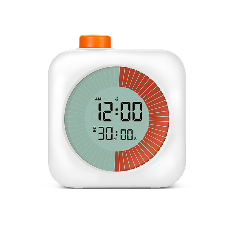 Cronometru vizual digital – numărătoare inversă de 60 de minute, afișaj LCD numeric, alimentare cu baterie, carcasă din plastic, design modern minimalist