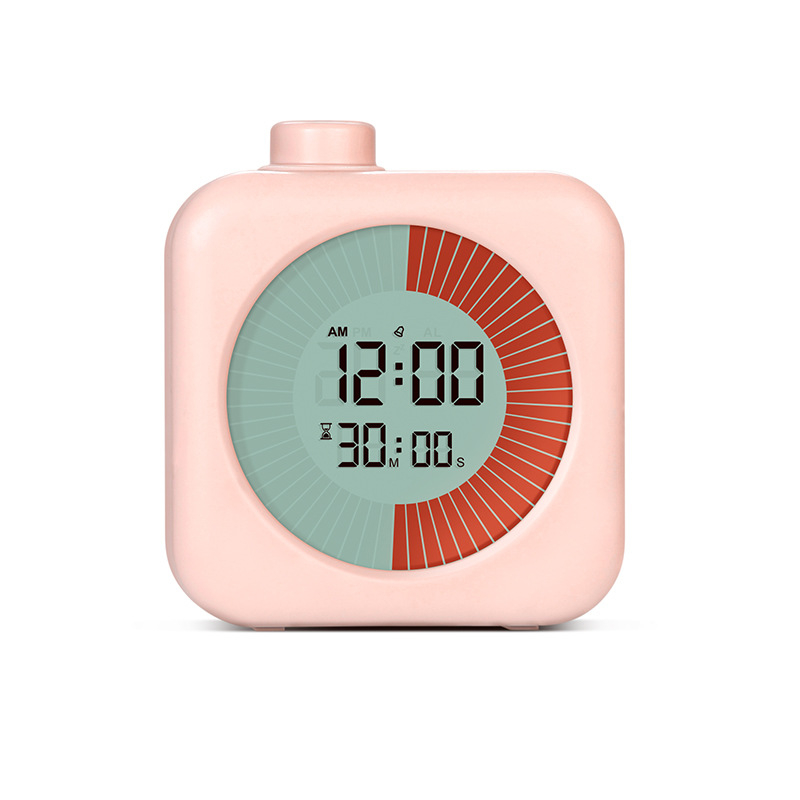 Cronometru vizual digital – numărătoare inversă de 60 de minute, afișaj LCD numeric, alimentare cu baterie, carcasă din plastic, design modern minimalist