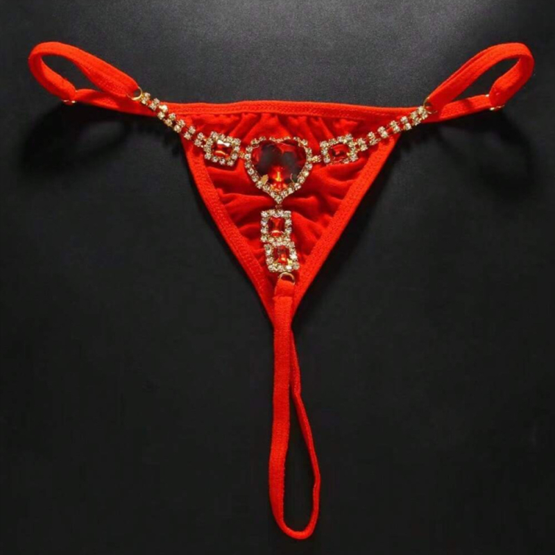 Korpusa ķēde ar sarkanajiem kristāliem, elektroplakēta vara sakausējums, sievietes stils