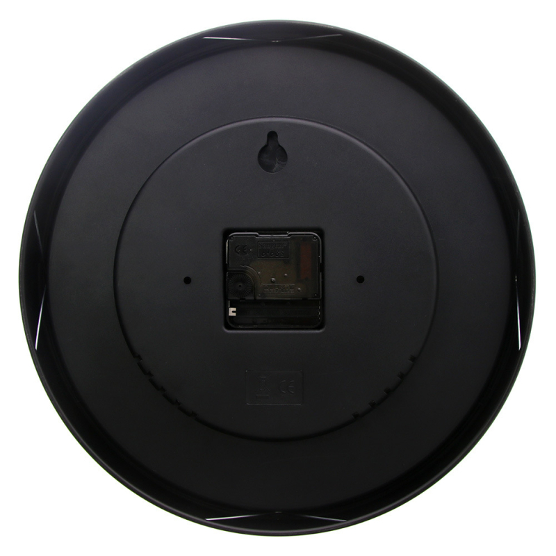 Ρολόι τοίχου με πολύγωνο σχήμα, μοντέρνος σχεδιασμός, αθόρυβος μηχανισμός Quartz, λειτουργεί με μπαταρία, πλαστικό περίβλημα και καντράν