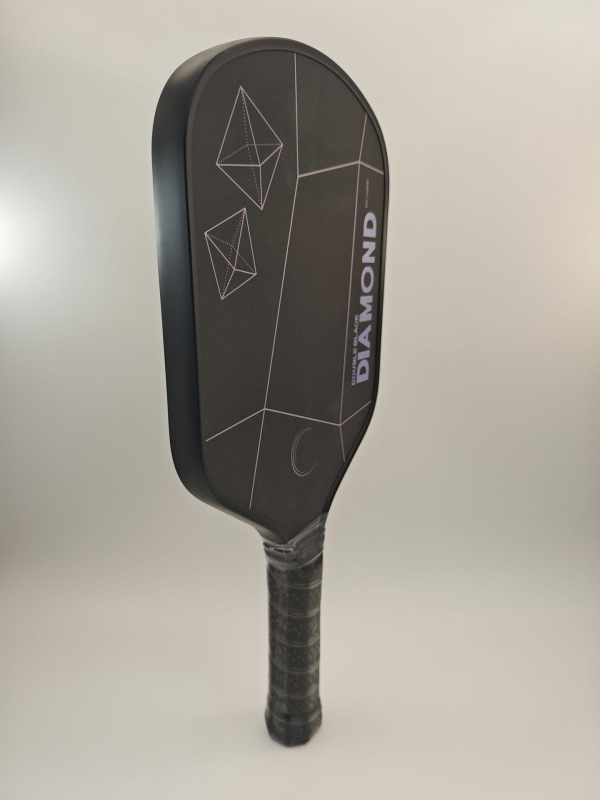 Sharp Movement pickleball reketa iz serije Double Black Diamond, Toray T700 karbonsko vlakno, toplo presovana, 225 g